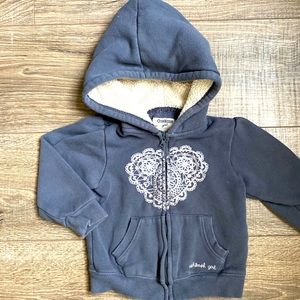 OshKosh girls zip up jacket
